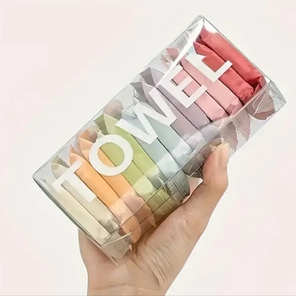 NWT! 14pc Compression Towels Ultra Portable Travel NEW
